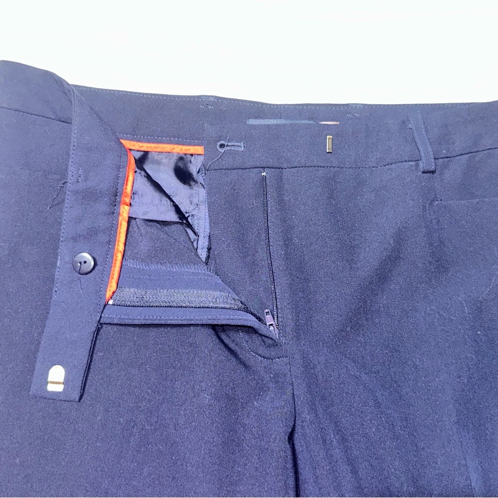Tommy Hilfiger Women’s 10 Navy Wide Leg Dress Pants Office Career Business Wear - Picture 6 of 11